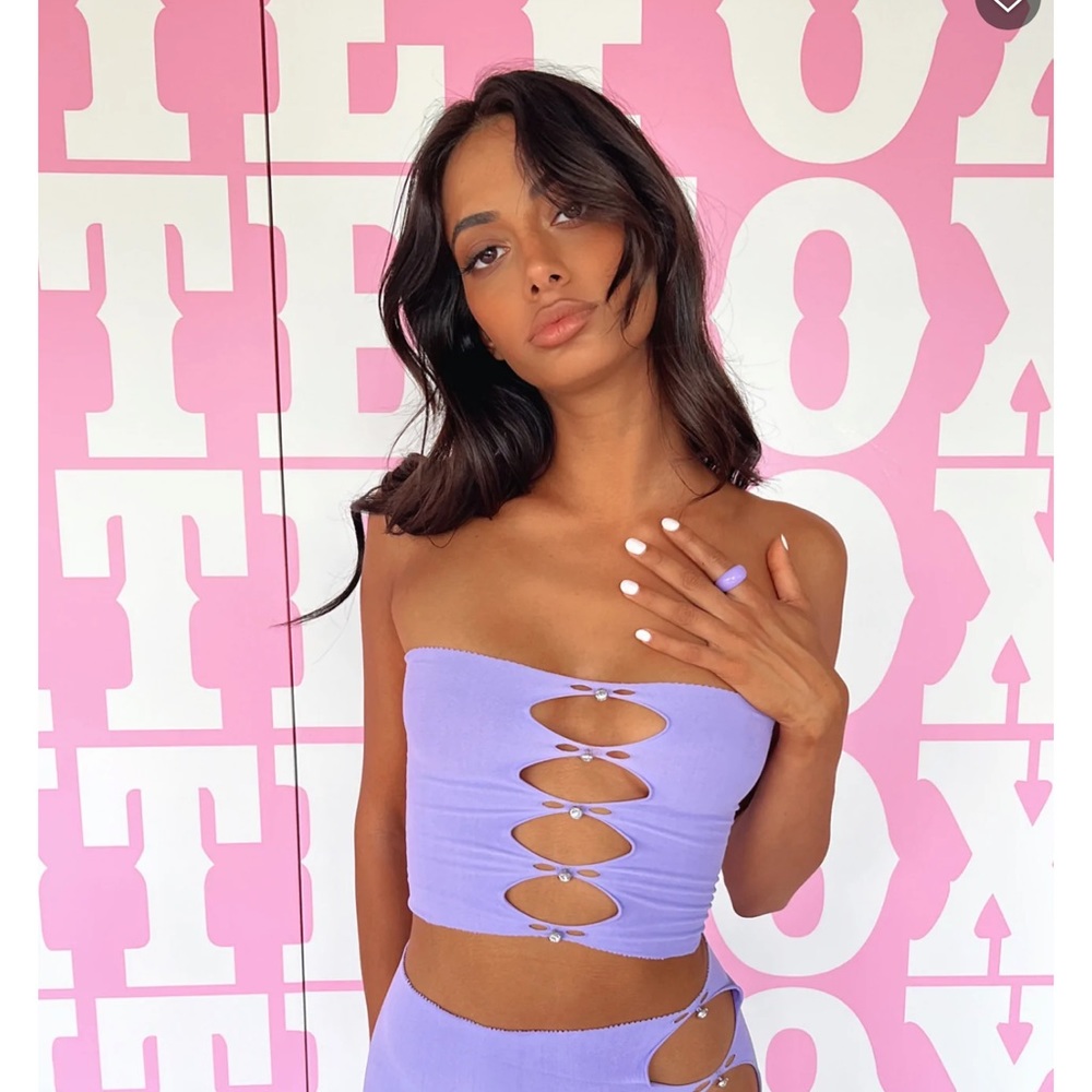 White Fox Crop Top